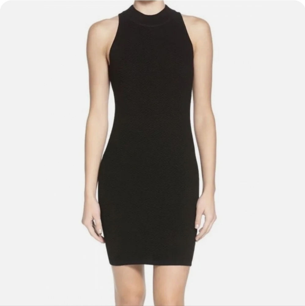Rebecca Minkoff Ribbed High Neck Tank Dress Size Small